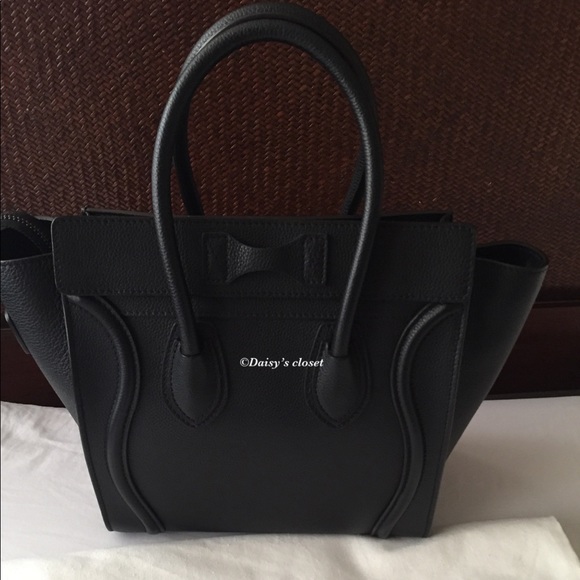 ✨✨SOLD✨✨Celine mini  black pebble leather - Picture 3 of 6